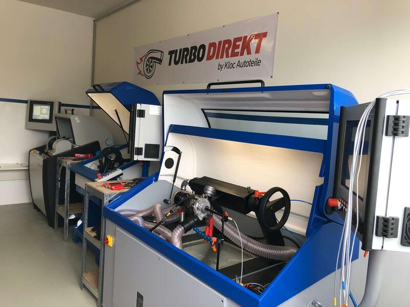 TurboDirekt Werkstatt mit Prüfstand